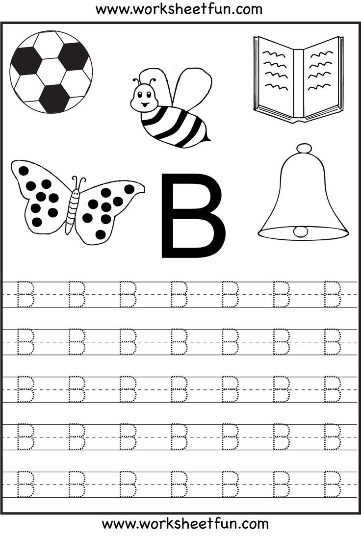 Kindergarten Worksheets / Free Printable Worksheets within Free Printable Letter Tracing Worksheets