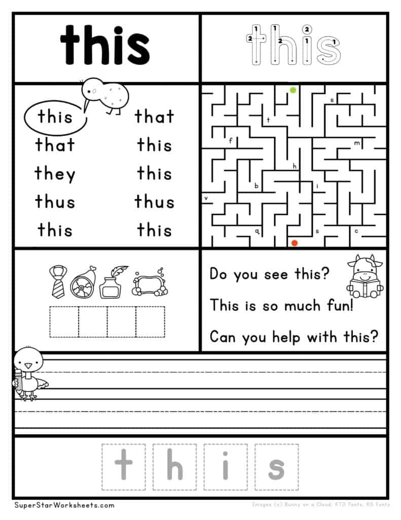 Kindergarten Worksheets - Superstar Worksheets within Kindergarten Activity Sheets Free Printables