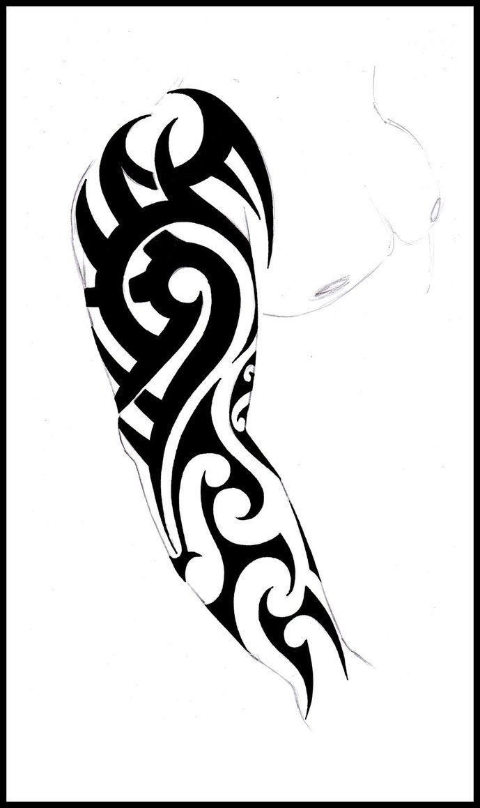 Large Free Printable Tattoo Designs | Full Sleeve Tattoo 3 regarding Printable Sleeve Tattoos For Men