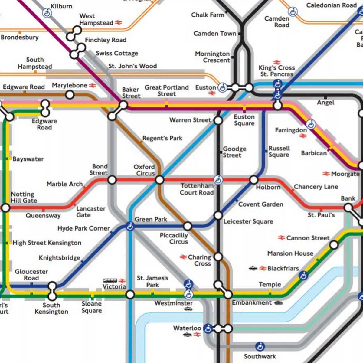 London Underground: All The Official Versions Of The Tube Map You throughout Large Printable London Underground Map