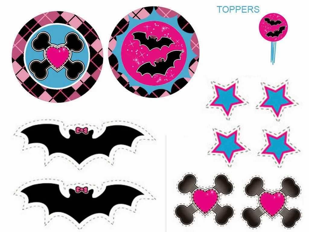 Monster High: Free Printable Labels And Toppers. - Oh My Fiesta inside Monster High Cake Topper Printable