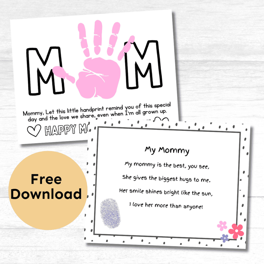 Mother&amp;#039;S Day Poems For Kids [With Free Printables] • Mindfulmazing within Mothers Day Poems Free Printables