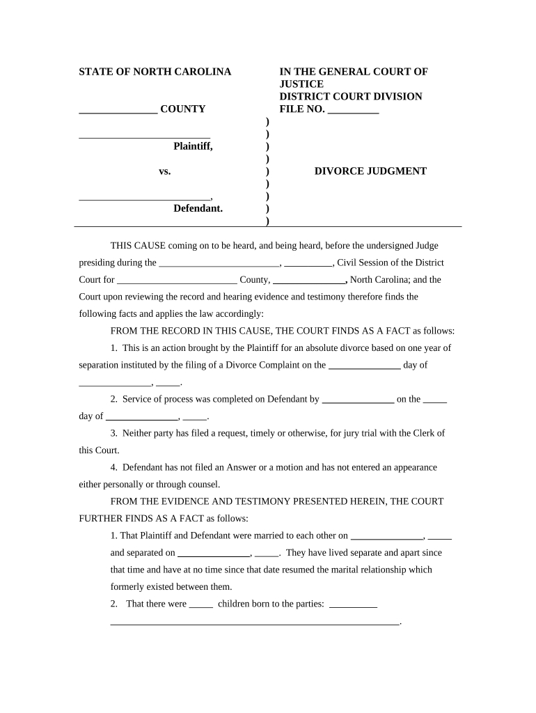 Nc Divorce Forms Pdf: Fill Out & Sign Online | Dochub throughout Printable Nc Divorce Forms
