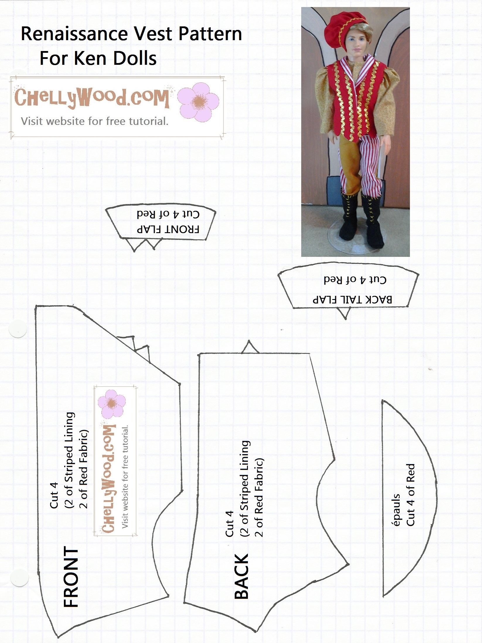 Old Pattern Page - Free Doll Clothes Patterns for Free Printable Doll Clothes Patterns