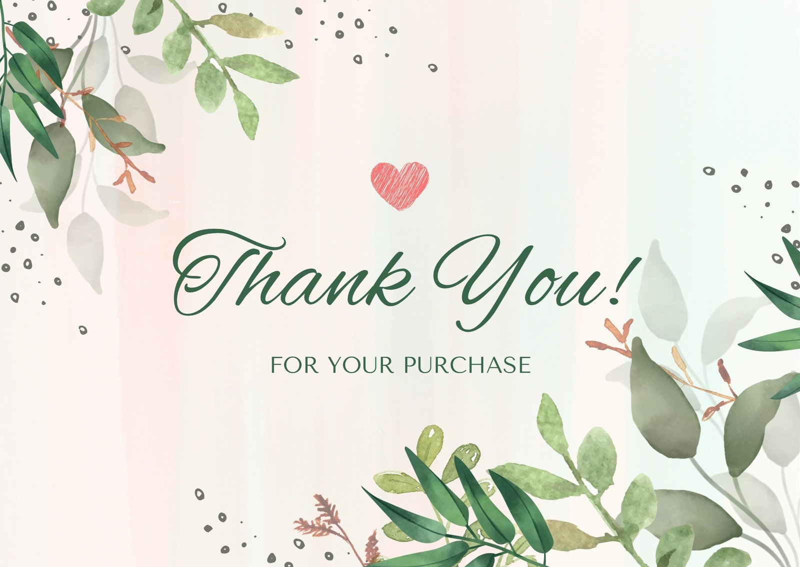 Page 2 - Printable, Customizable Thank You Card Templates | Canva intended for Thank You Card Free Printable Template
