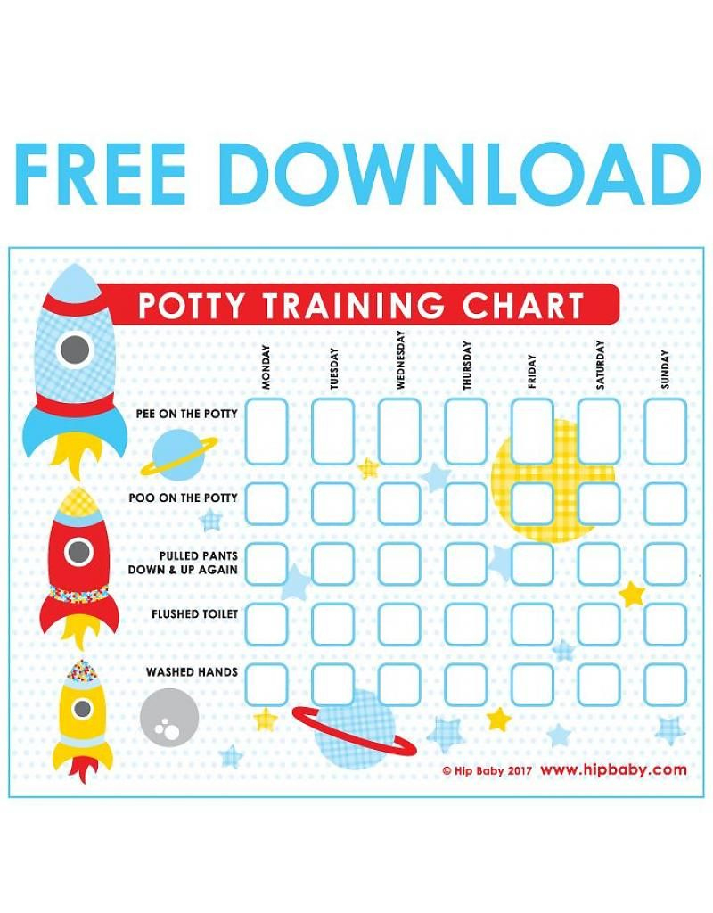 Potty Training Chart Free Download inside Potty Training Chart Printable Free Download