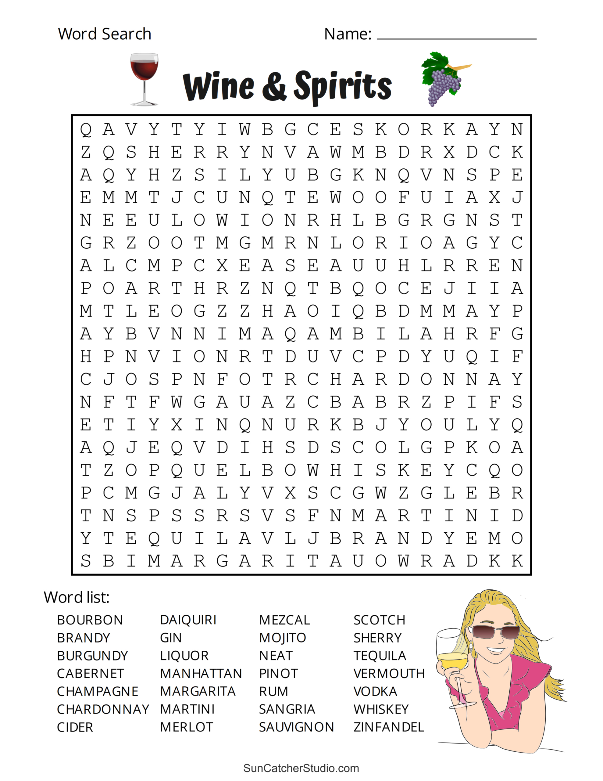 Printable Adult Word Search Puzzles (Word Find) – Free Printables with Printable Word Puzzles For Adults