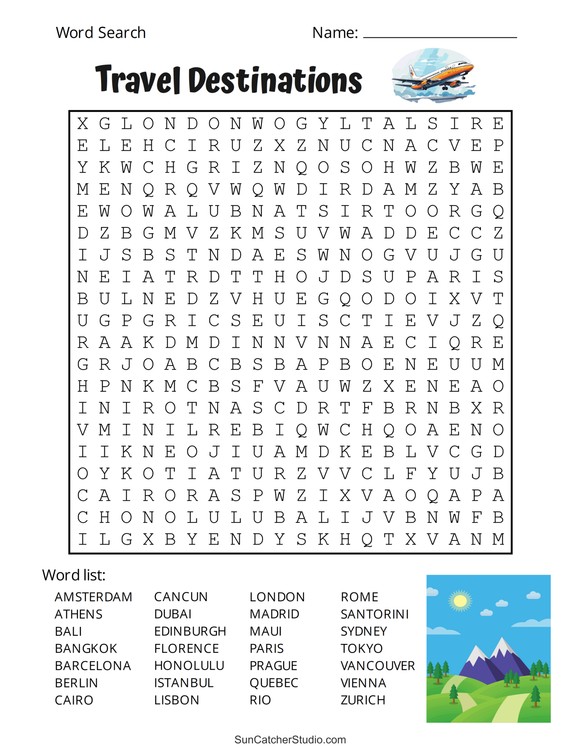 Printable Adult Word Search Puzzles (Word Find) – Free Printables with regard to Word Search Puzzles For Adults Printable