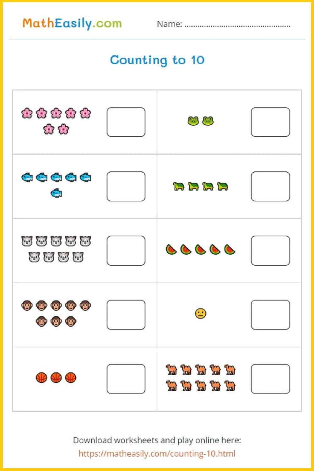 Printable Kindergarten Math Worksheets Pdf | Free Download intended for Free Printable Math Sheets For Kindergarten