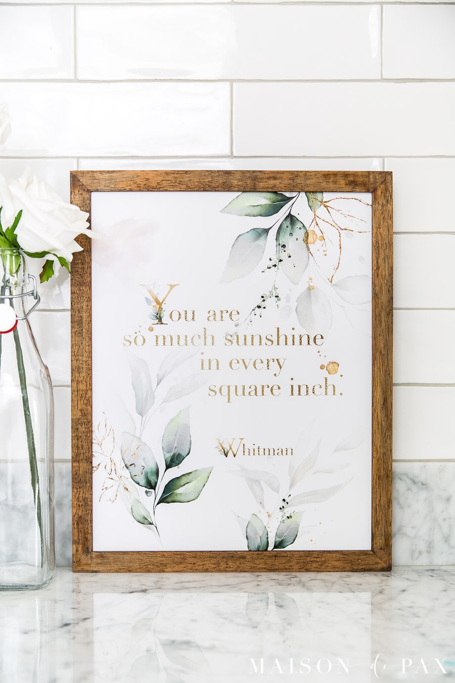 So Much Sunshine Printable Wall Art - Maison De Pax with Free Printables For Wall Art