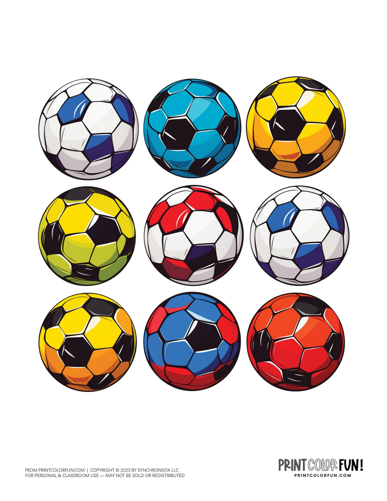 Soccer Ball Clipart Fun: Crafts, Coloring Pages & 10 Enriching intended for Printable Picture Of A Soccer Ball
