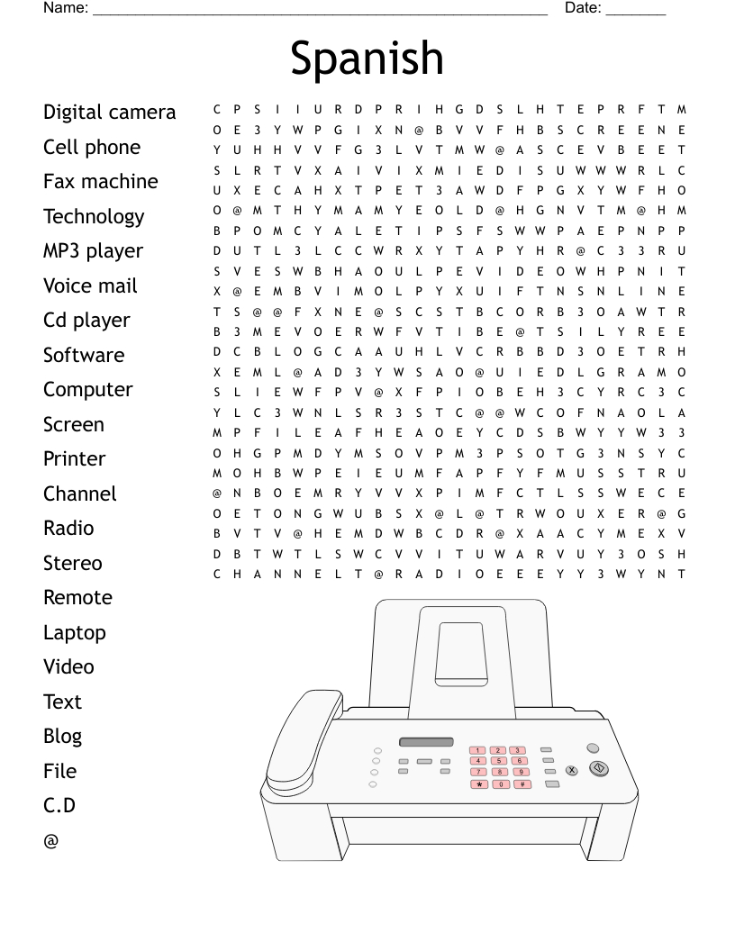 Spanish Word Search - Wordmint in Spanish Word Search Puzzles Printable