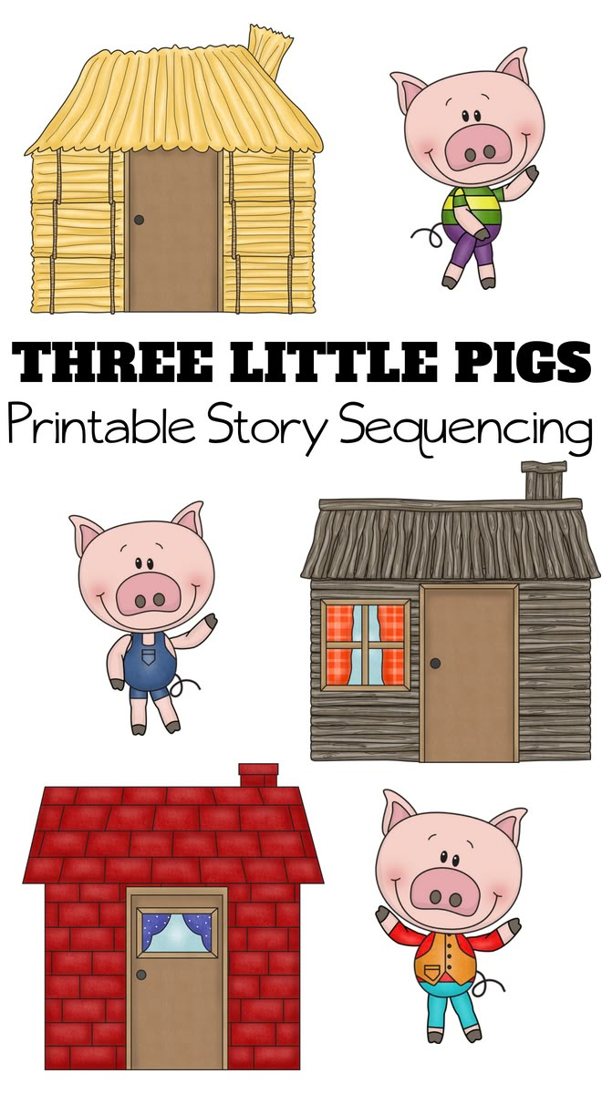 The Three Little Pigs Story Sequence – Printable & Fun Activities pertaining to 3 Little Pigs Printable Story