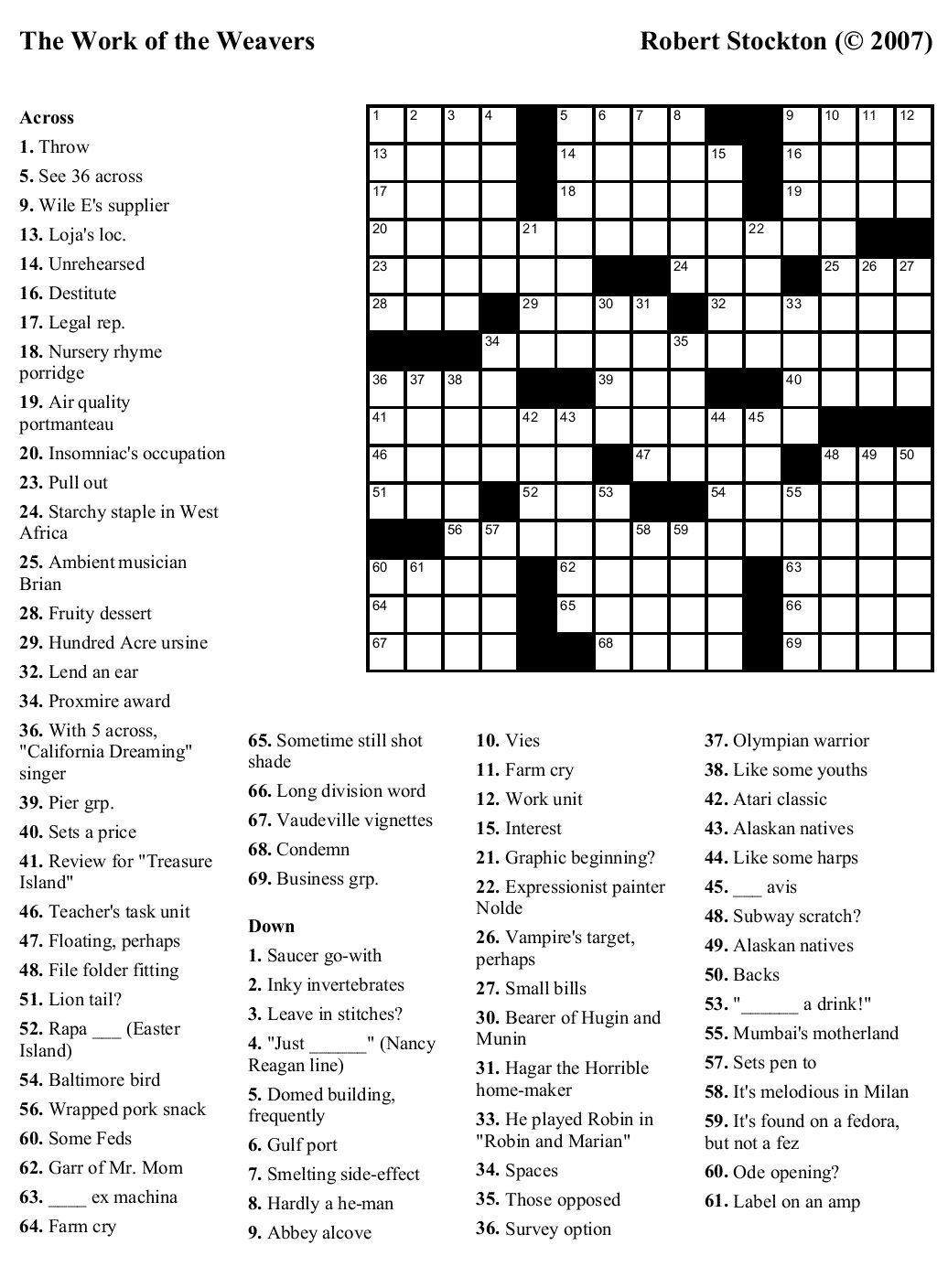 Thomas Joseph Crossword Printable Version - Worksheets Library pertaining to Printable Thomas Joseph Crossword Puzzle For Today