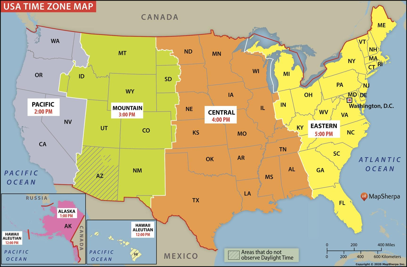 Usa Time Zone Map | Stanfords with United States Map with Time Zones Printable