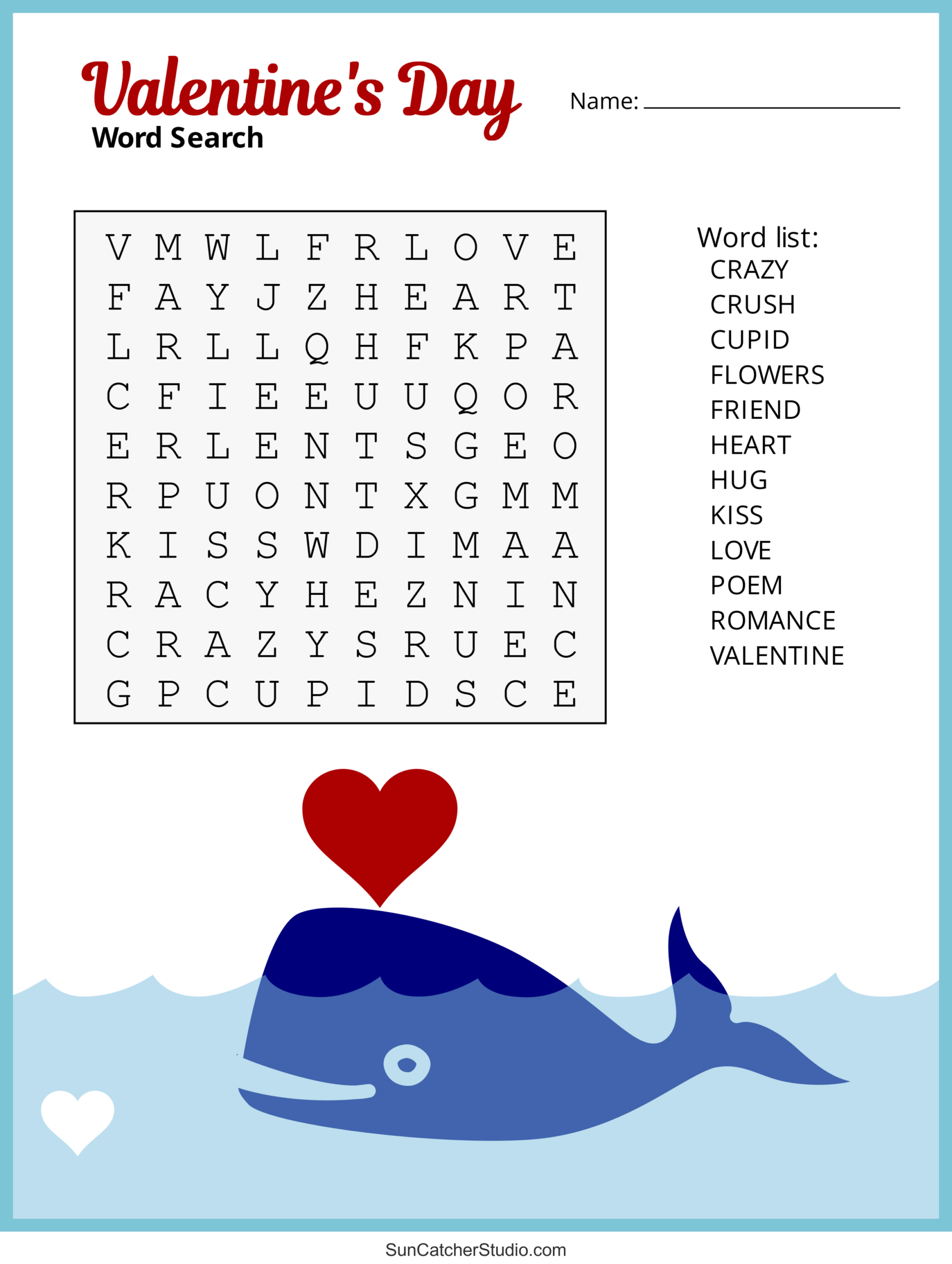 Valentine'S Day Word Search (Free Printable Pdf Puzzles) – Free with regard to Printable Valentine Word Search Puzzles