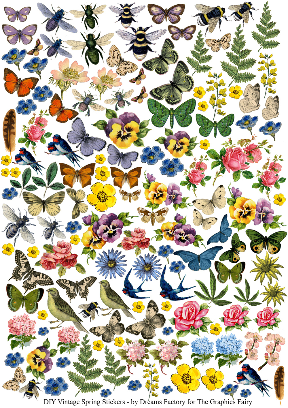 Vintage Stickers! - The Graphics Fairy in Free Printable Scrapbook Stickers Free Download