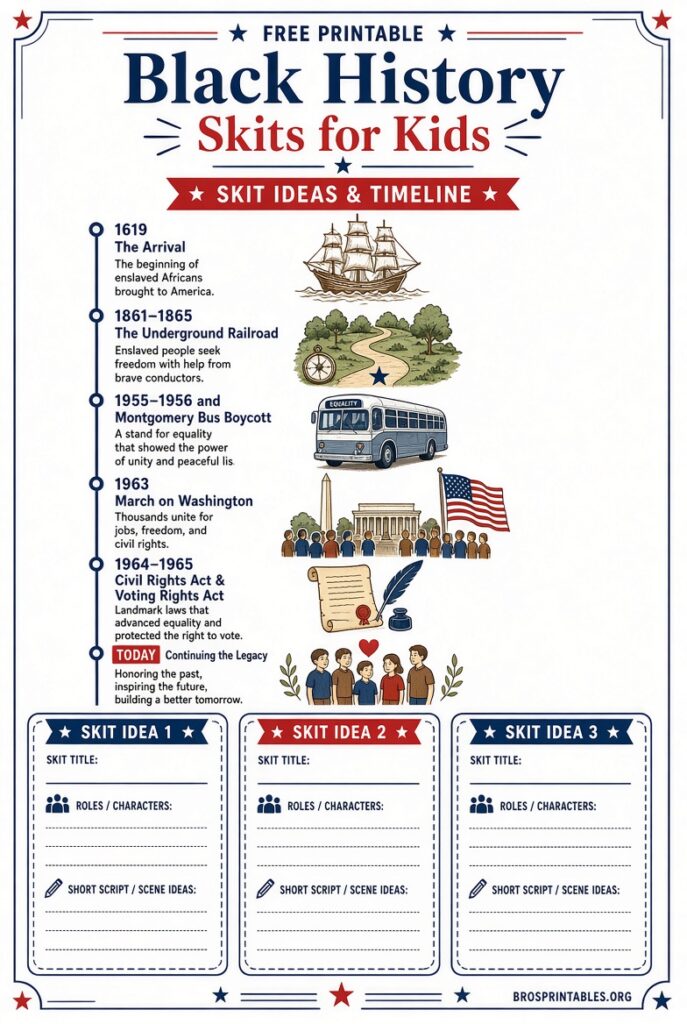 Black History Skits Free Printable (1)