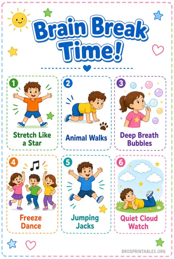 Free Brain Break Printables (2)