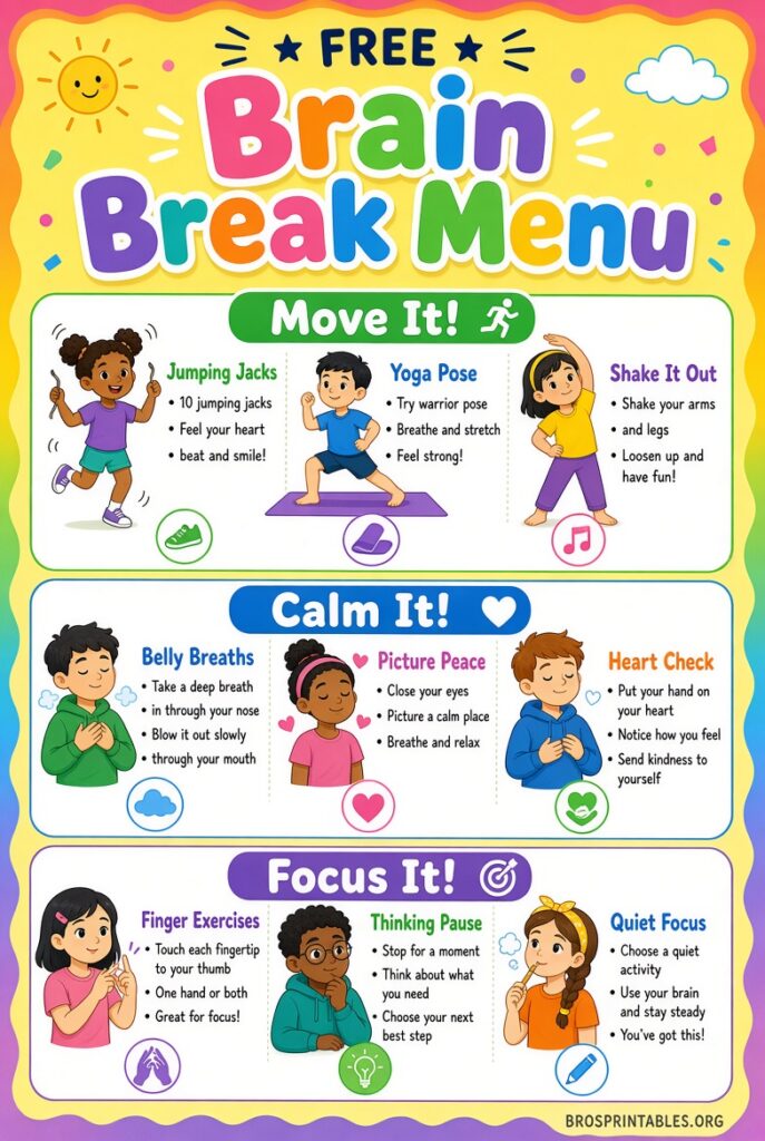 Free Brain Break Printables (4)
