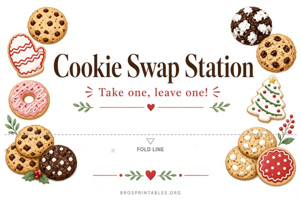 Free Cookie Swap Printables (1)