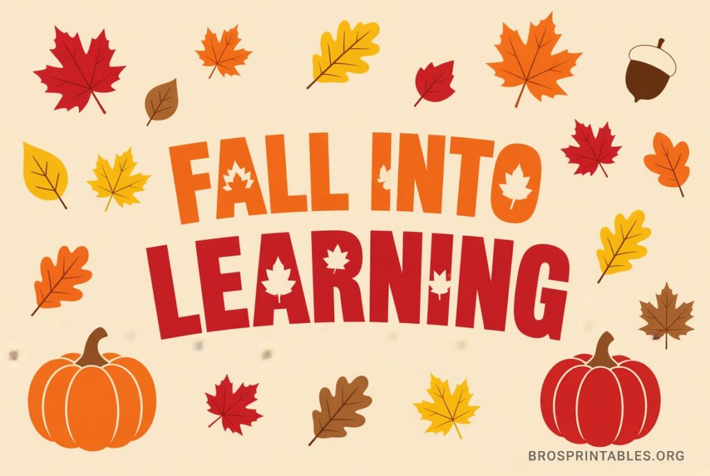 Free Fall Bulletin Board Printables (3)