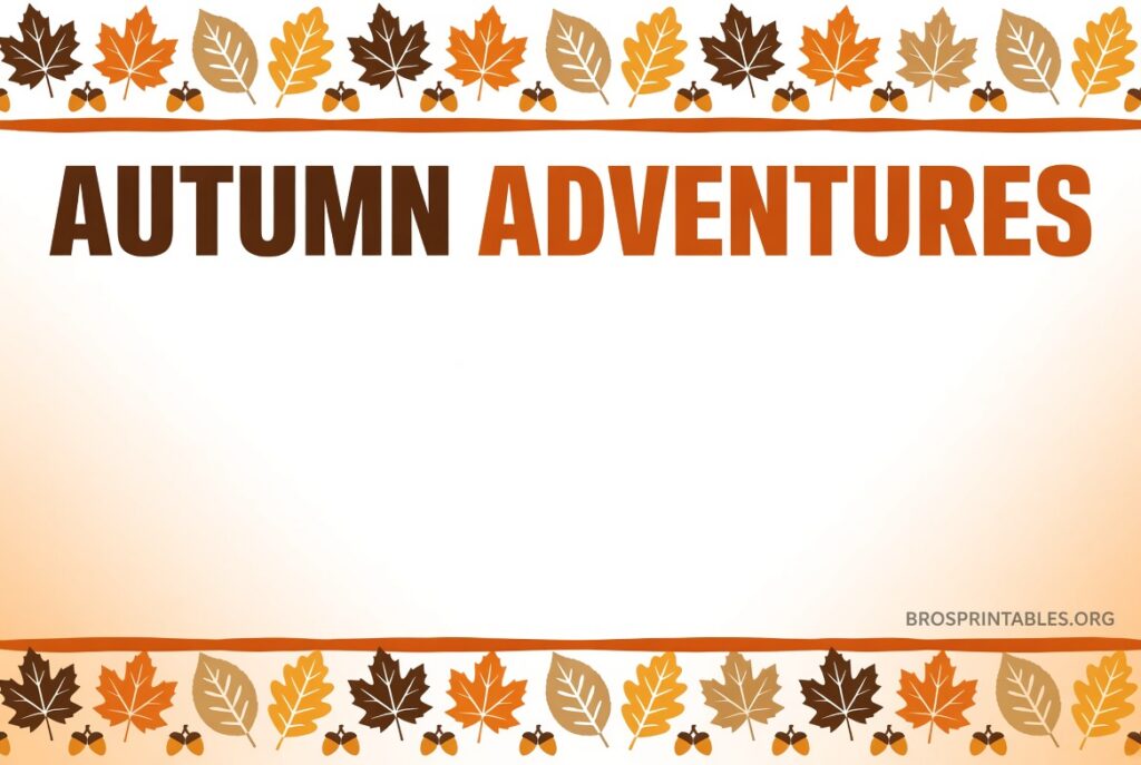 Free Fall Bulletin Board Printables (4)