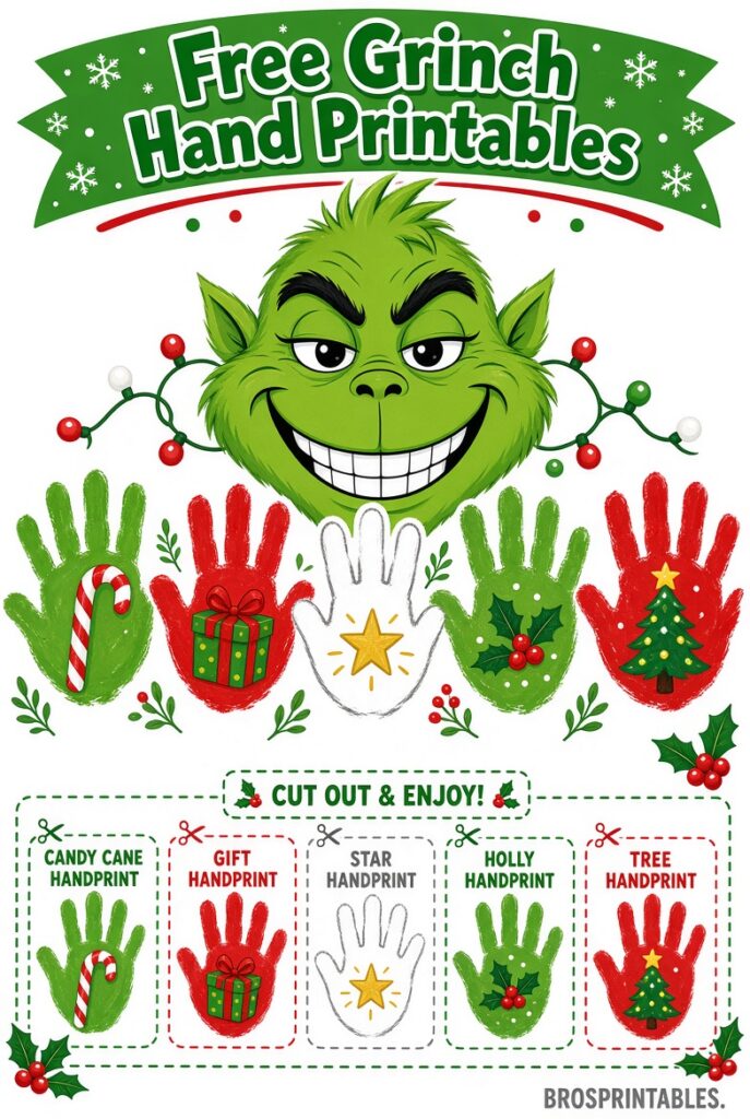 Free Grinch Hand Printables (1)