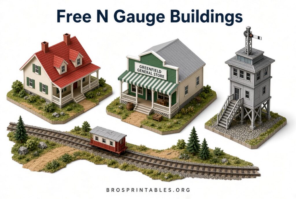 Free N Gauge Printable Buildings (2)