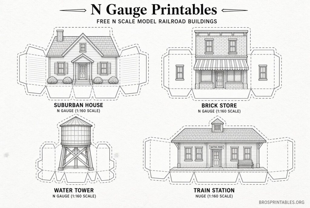 Free N Gauge Printable Buildings (3)