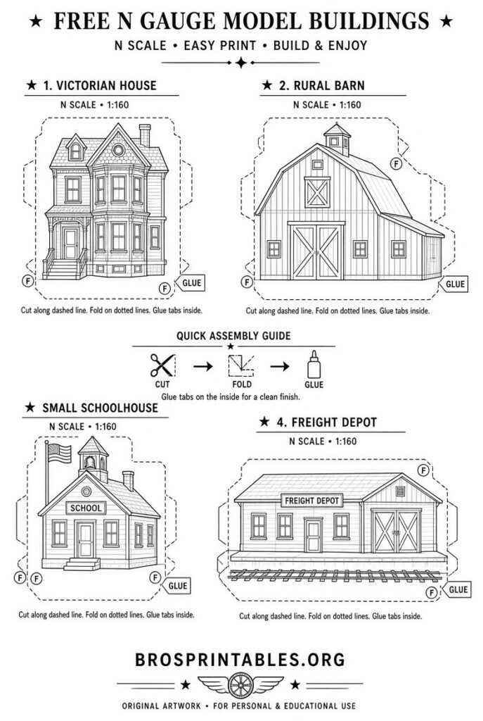 Free N Gauge Printable Buildings (4)