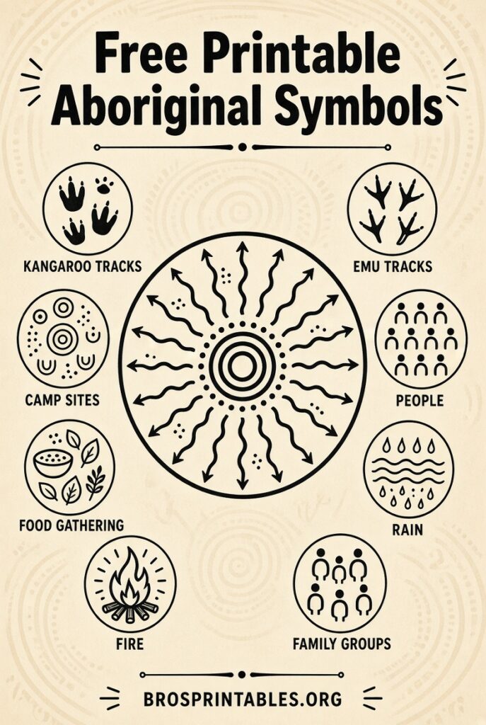 Free Printable Aboriginal Symbols (1)
