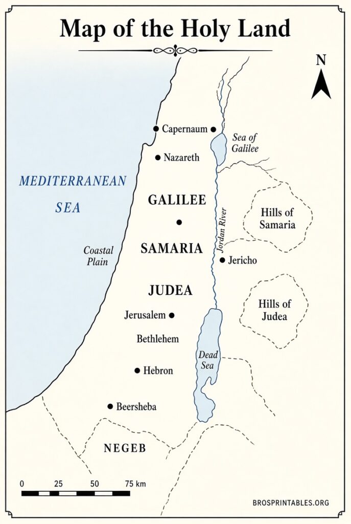 Free Printable Bible Maps (2)