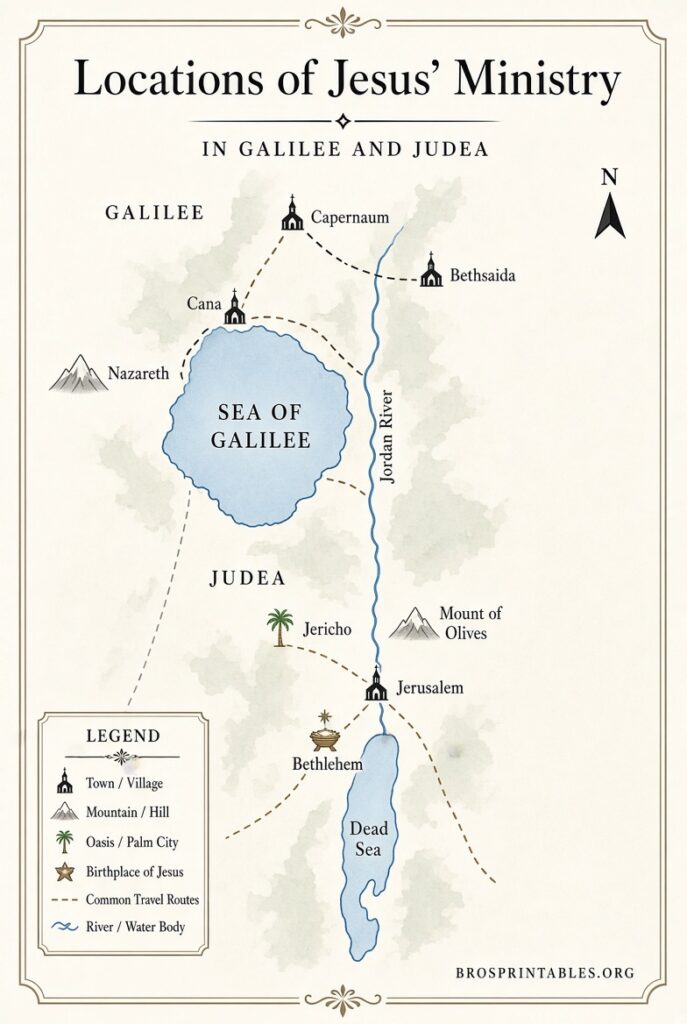 Free Printable Bible Maps (4)