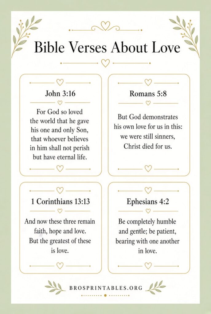 Free Printable Bible Verses About Love (1)