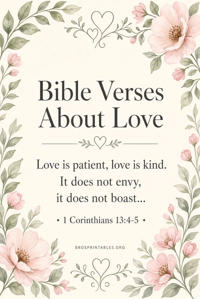 Free Printable Bible Verses About Love (2)