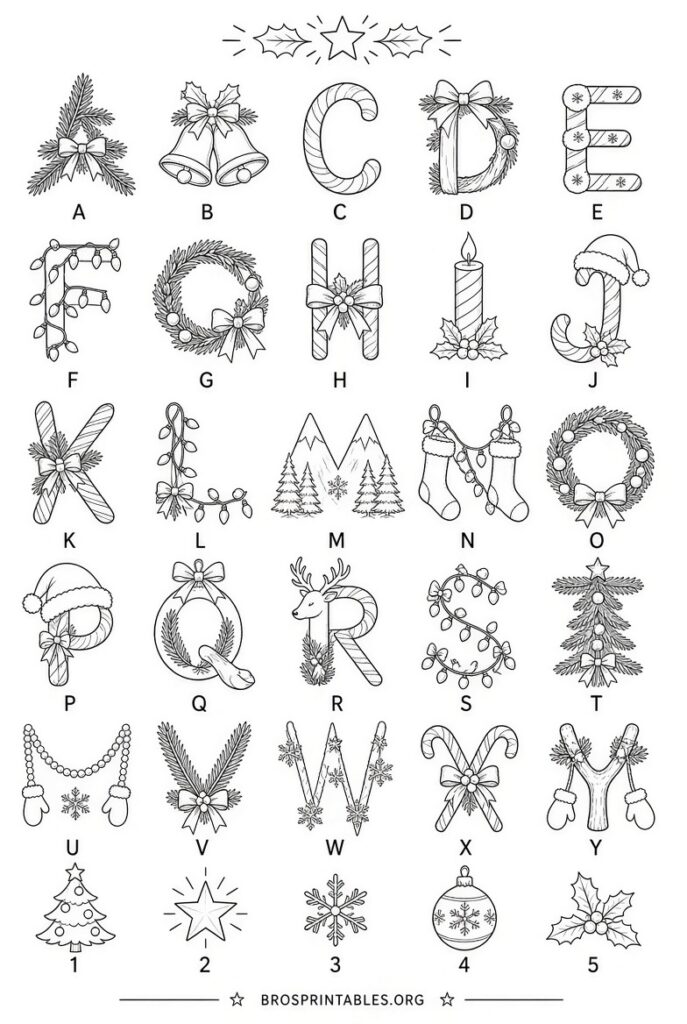 Free Printable Christmas Dingbats (1)
