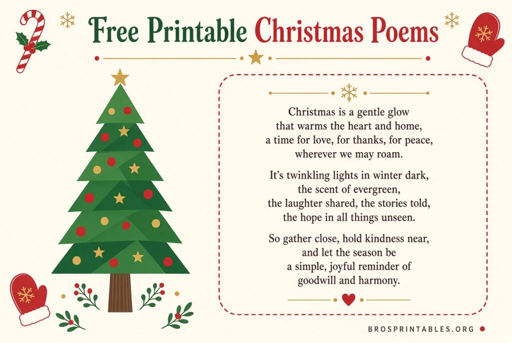 Free Printable Christmas Poems (1)