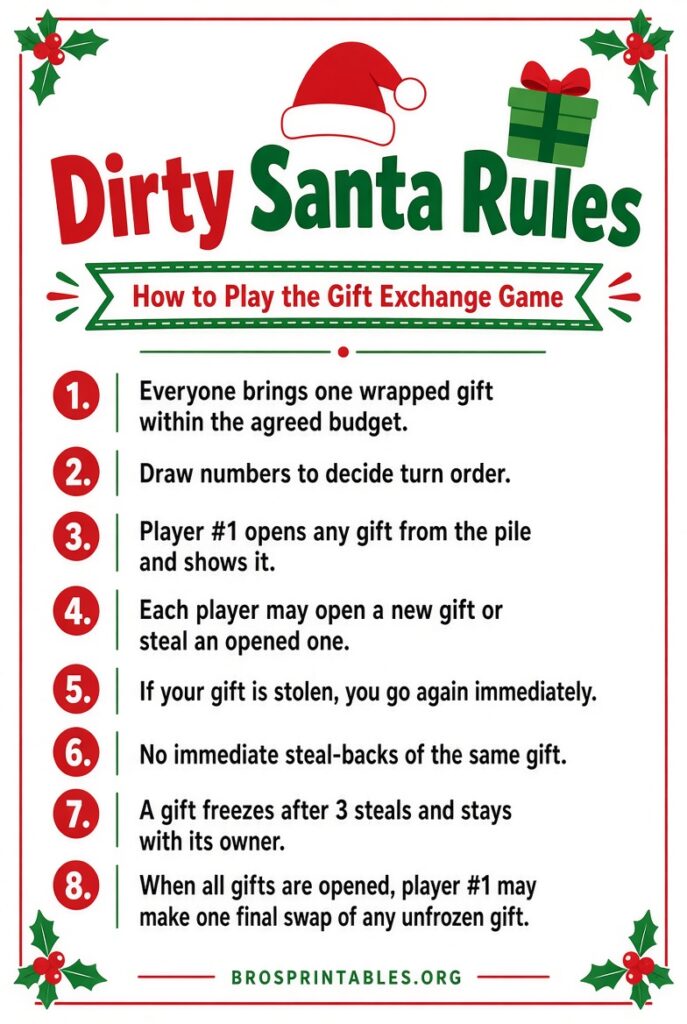Free Printable Dirty Santa Rules (3)