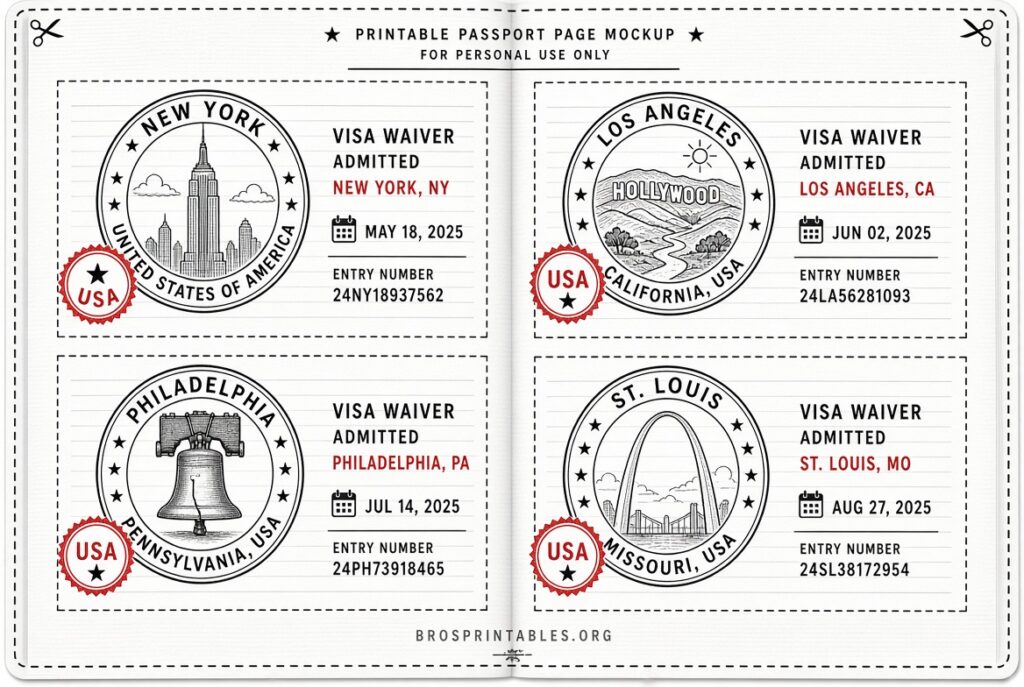 Free Printable Passport Stamps (1)