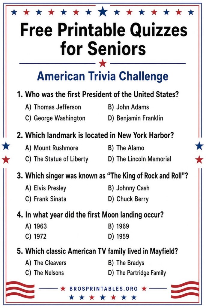 Free Printable Quizzes For Seniors (1)