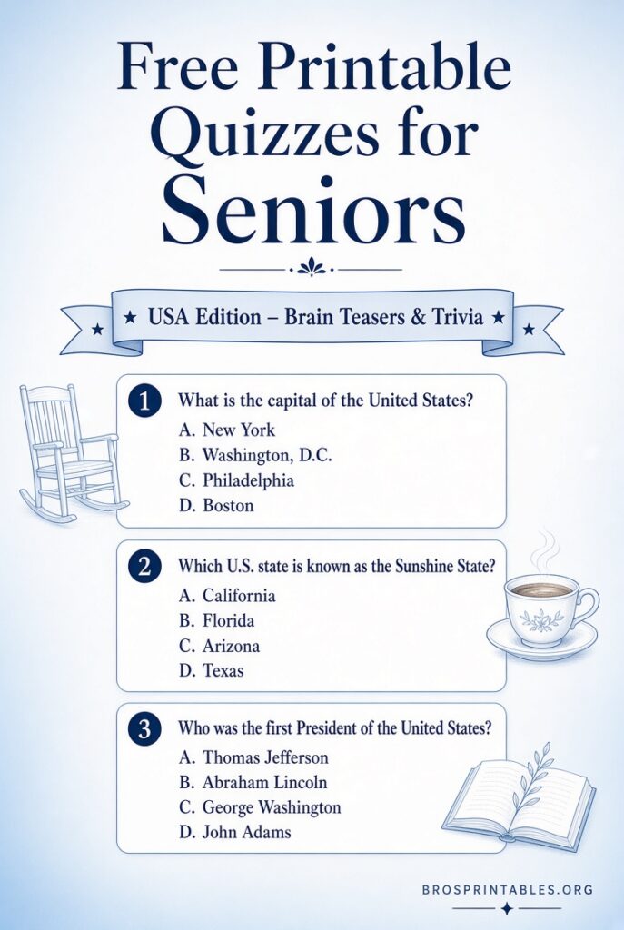 Free Printable Quizzes For Seniors (2)