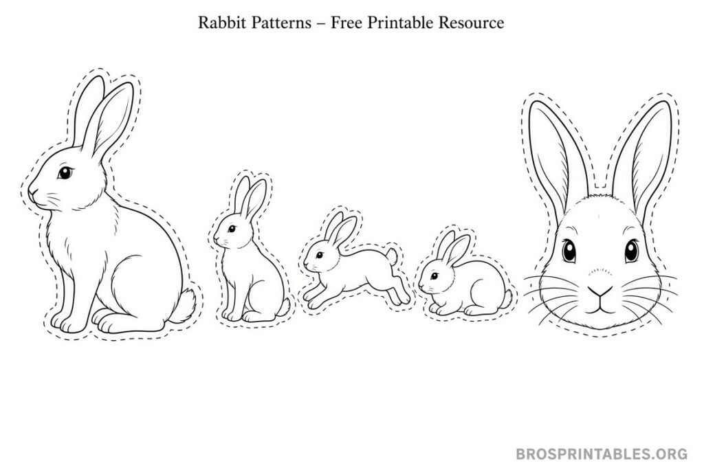 Free Printable Rabbit Patterns (3)