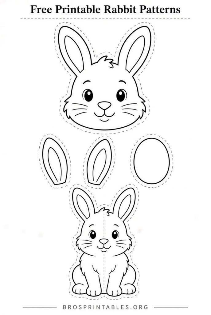 Free Printable Rabbit Patterns (4)