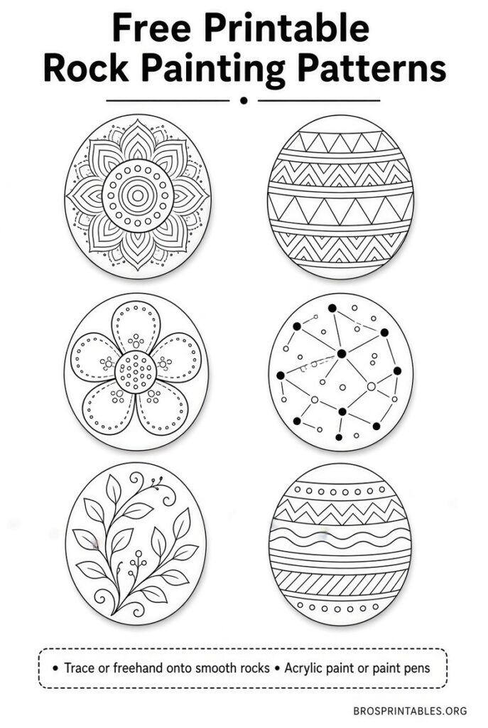 Free Printable Rock Painting Patterns (4)