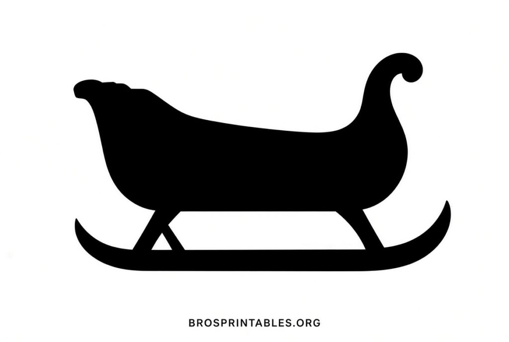 Free Printable Sleigh Template (1)