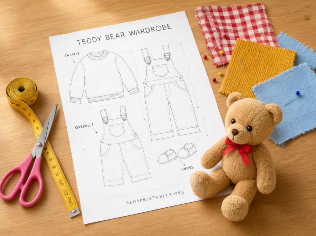 Free Printable Teddy Bear Clothes Patterns (4)
