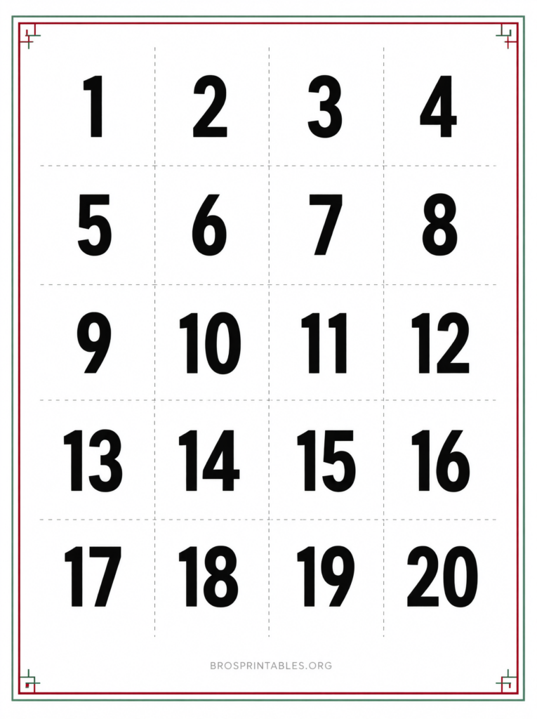 Free Printable White Elephant Numbers (3)