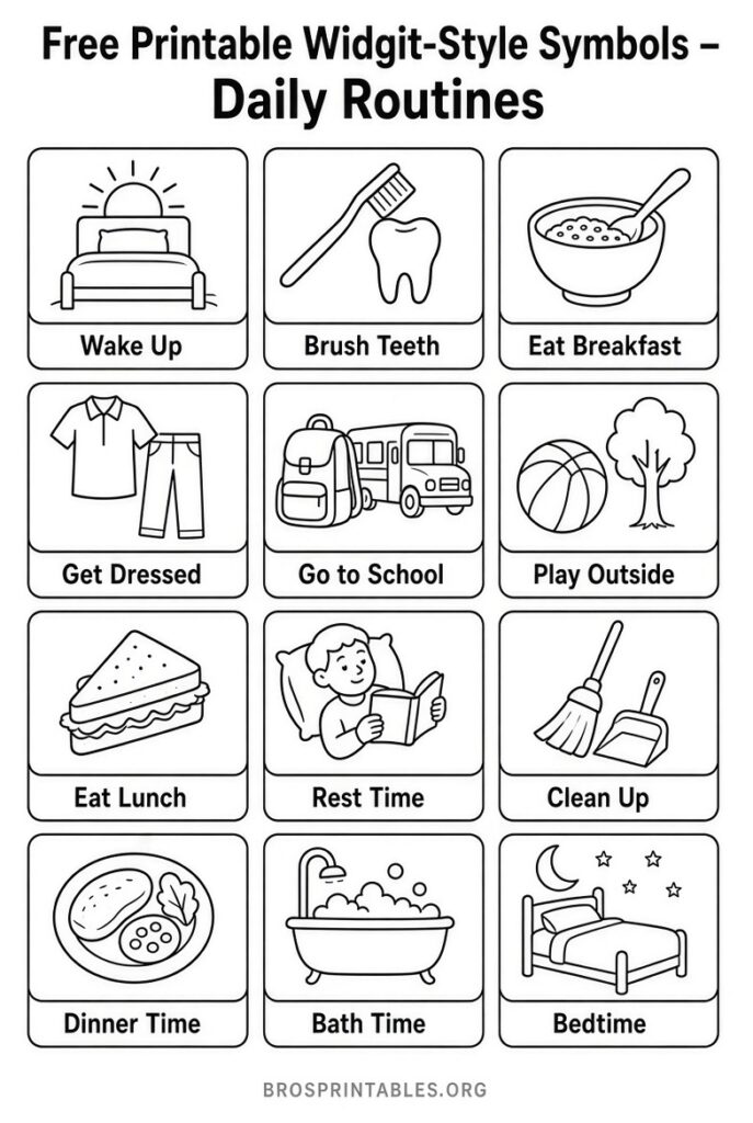 Free Printable Widgit Symbols (2)