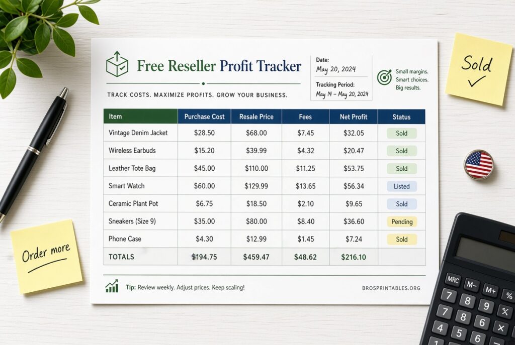 Free Reseller Spreadsheet Template (3)